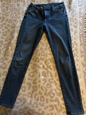 Dark Blue Express Women's Skinny Ankle Jeans
